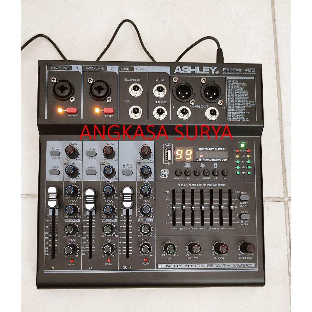 Mixer Ashley Panther 402 Original/ Mixer Audio Ashley Panther402 / Mixer Mini Ashley