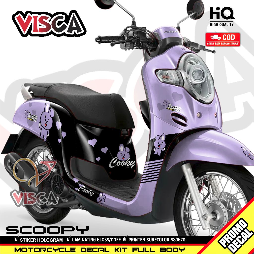 Decal Scoopy New 2018 2019 2020 Full Body Stiker Scoopy New 2018 2019 2020 Full Body Striping Scoopy