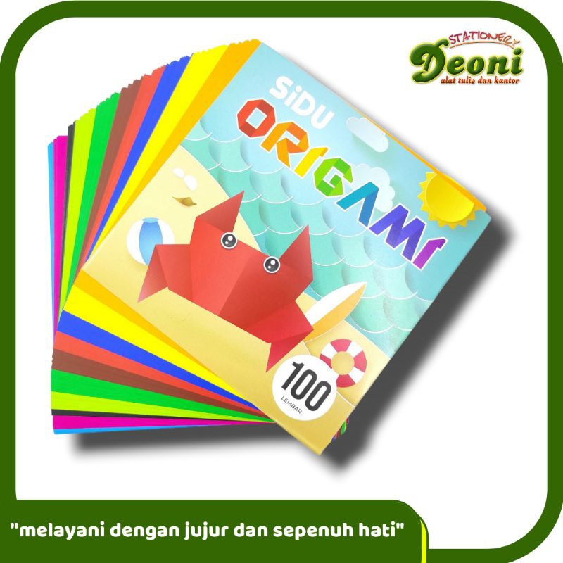 

Sidu Origami / Kertas Lipat Berwarna 14x14cm 100 Lembar