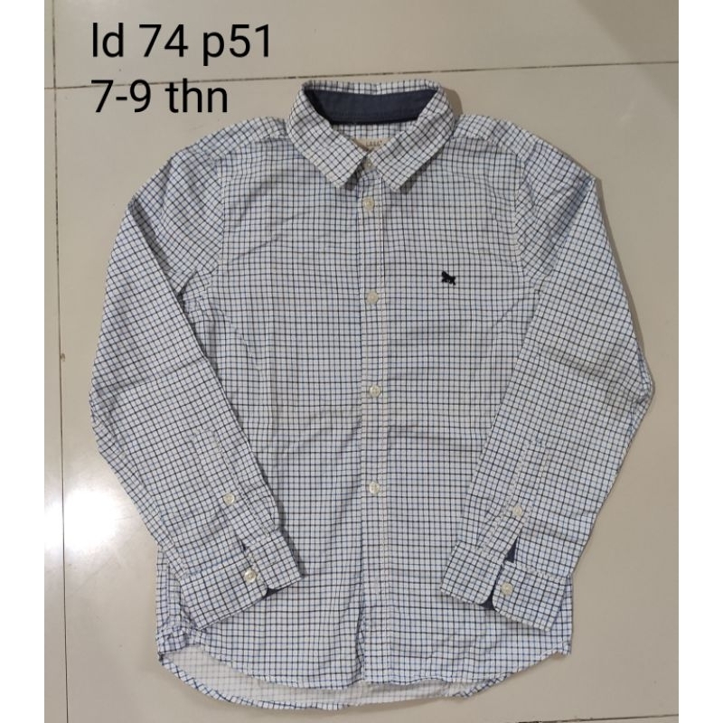 Kemeja anak kotak kotak H&M