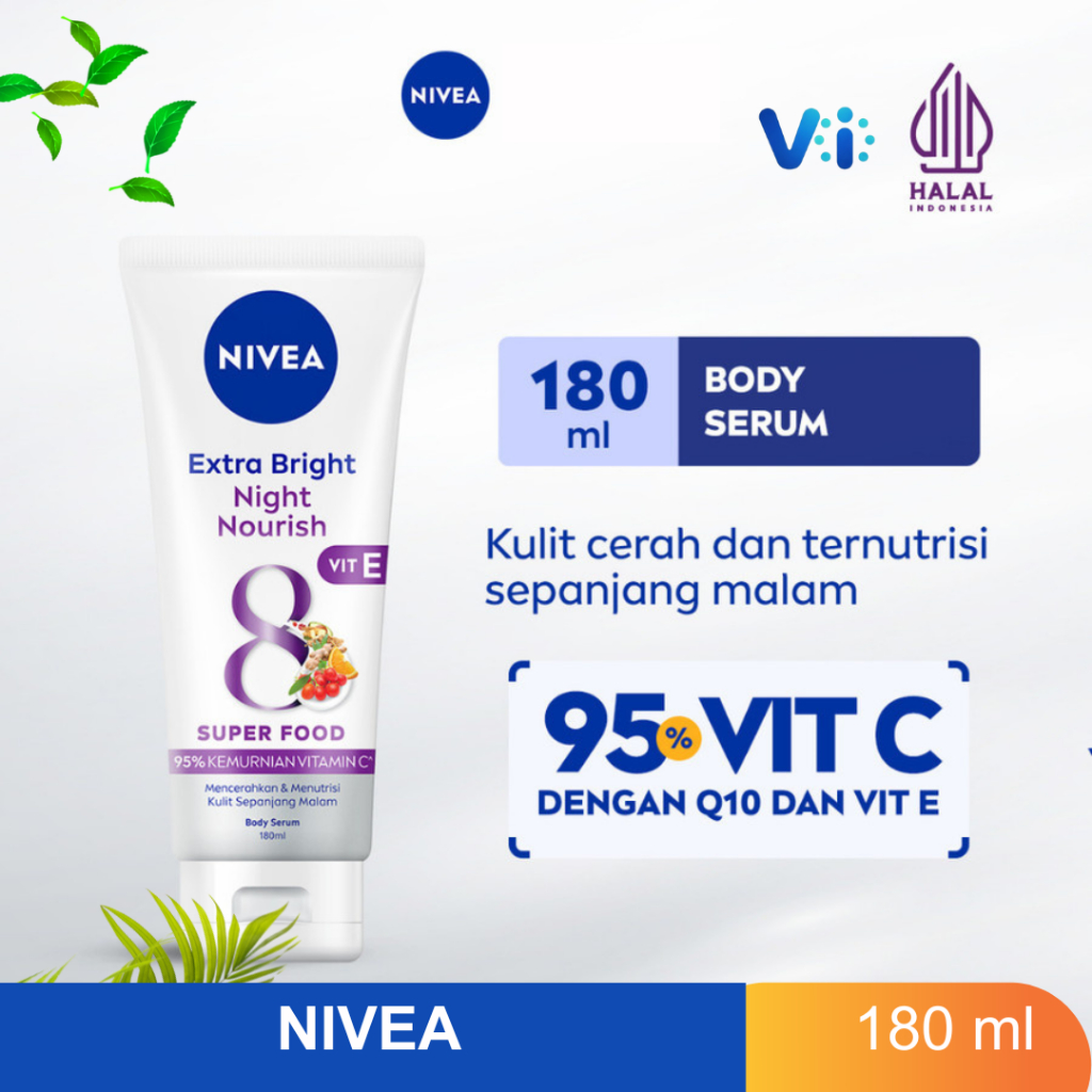 Nivea Body Serum Night Nourish 180 ml