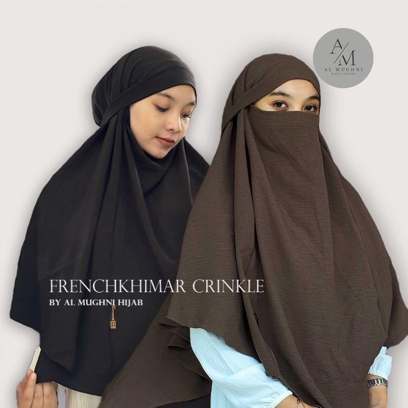 Jilbab Hijab Kerudung Bergo Instan French Khimar crinkle Cadar Tali Aisha Niqab Syar'i