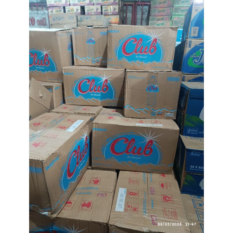 

Air Mineral Club 600ml (24 botol)