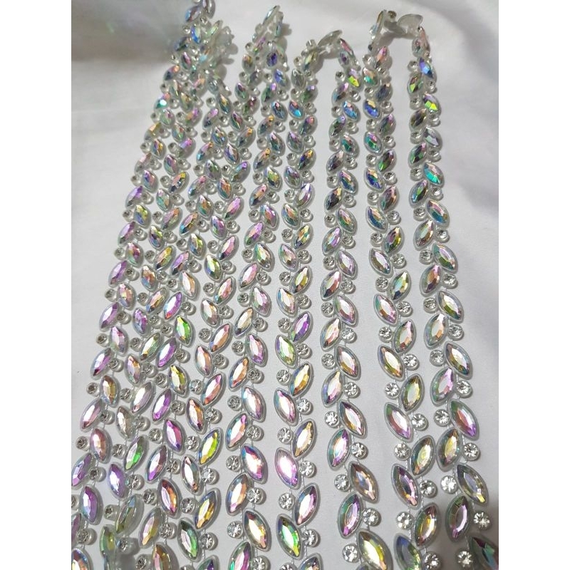 payet Meteran / payet rangkai / di jual per meter /payet renda payet pinggang