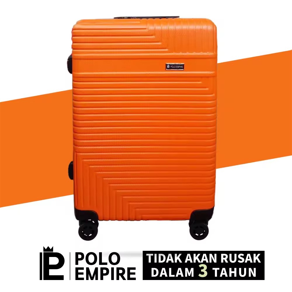 [Polo Empire] Koper serat polo 24 inci, koper umrah, koper perjalanan, koper tahan retak