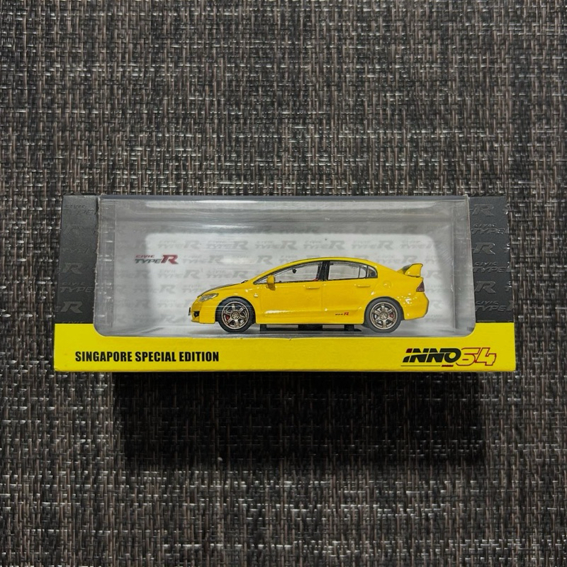 Inno64 Singapore Special Edition Honda Civic Type-R FD2 Yellow