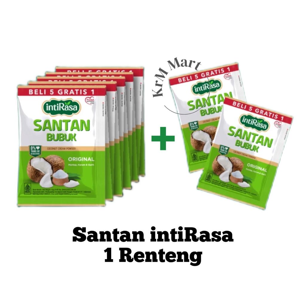 

Santan Bubuk Intirasa 1 renceng renteng inti rasa santen