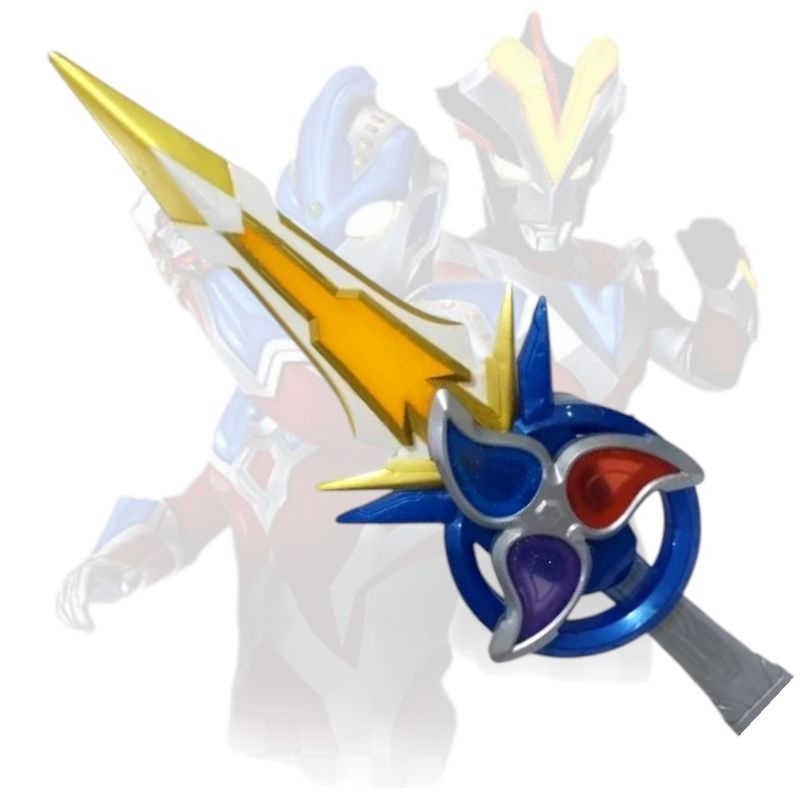 Mainan pedang Glitter blade dx ultraman light and sound