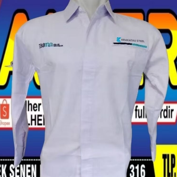 kemeja Krakatau steel baju Krakatau steel seragam Krakatau steel Pdh Krakatau steel kemeja kerja Kra