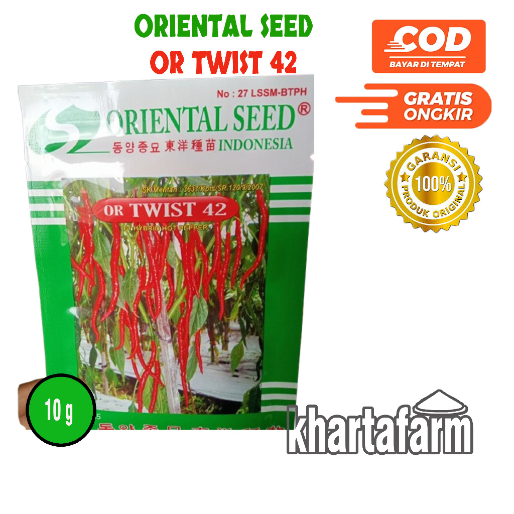 CABAI KERITING  OR Twist 42 10 g ORIENTAL SEED F1 ORIGINAL