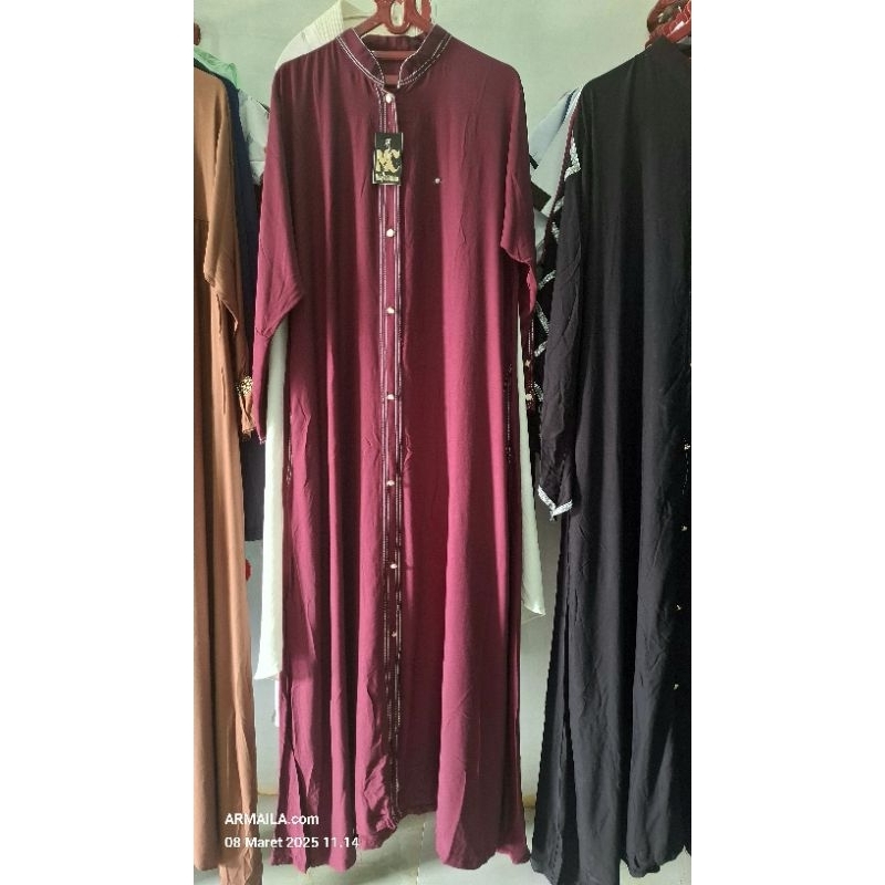 Gamis Couple Suami Istri Motif Simpel Terbaru Abaya Couple Suami Istri