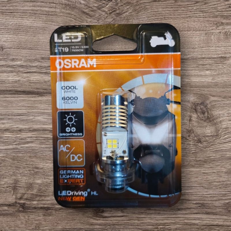 BOHLAM LAMPU OSRAM LED PUTIH UNTUK MOTOR MATIC/BEBEK AC/DC