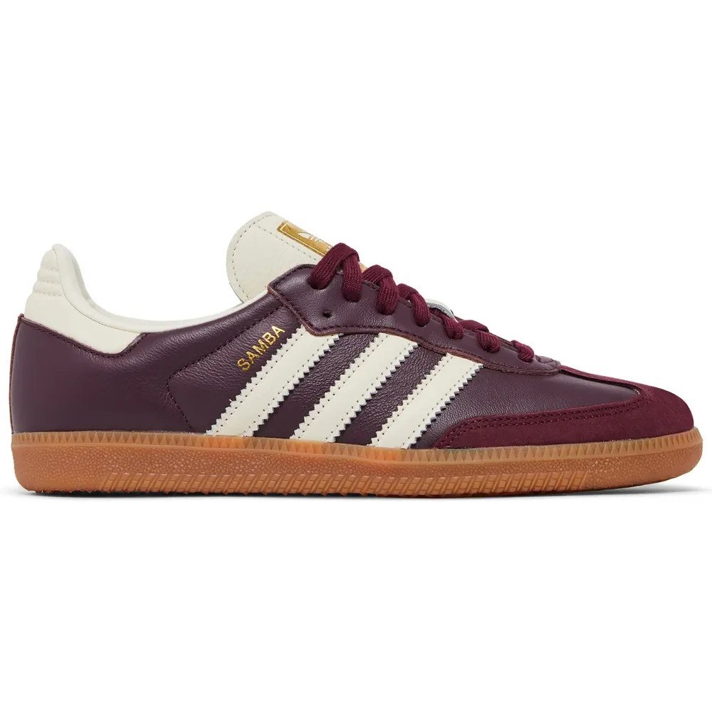 Adidas Samba OG Burgundy Gum Women's Original 100% BNIB Resmi