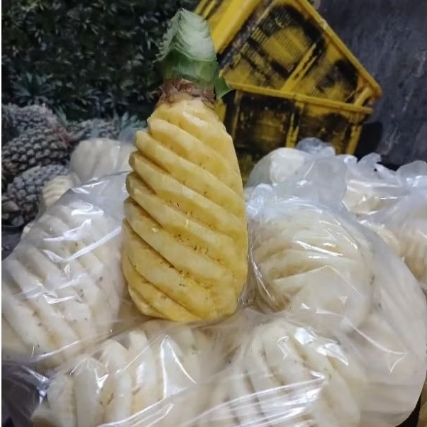 nanas palembang kupas bersih per 1 pcs