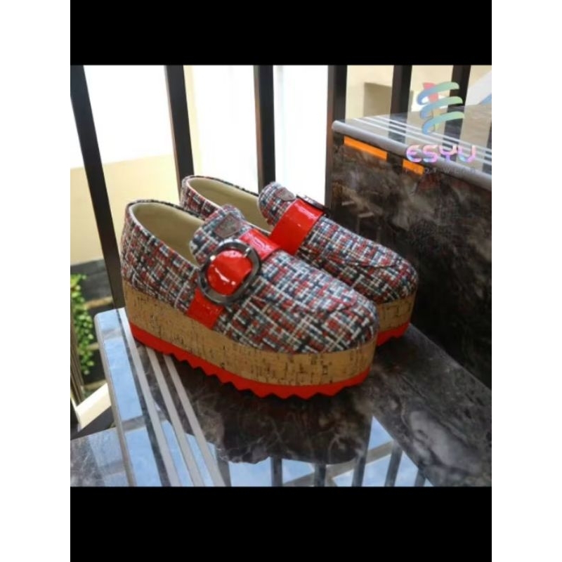 Esyu Tetris Red Shoes ORIGINAL Esyu