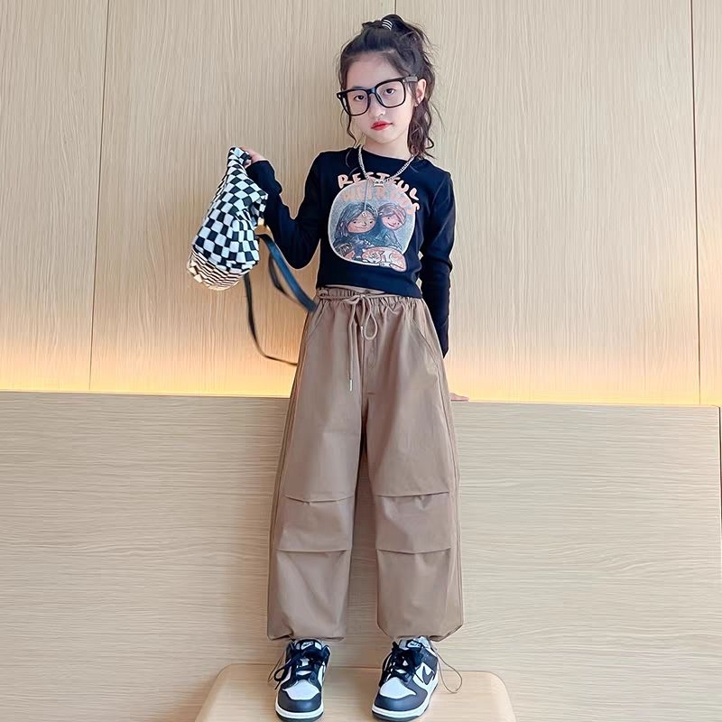 SET KULOT SERUT CROP TOP HITAM