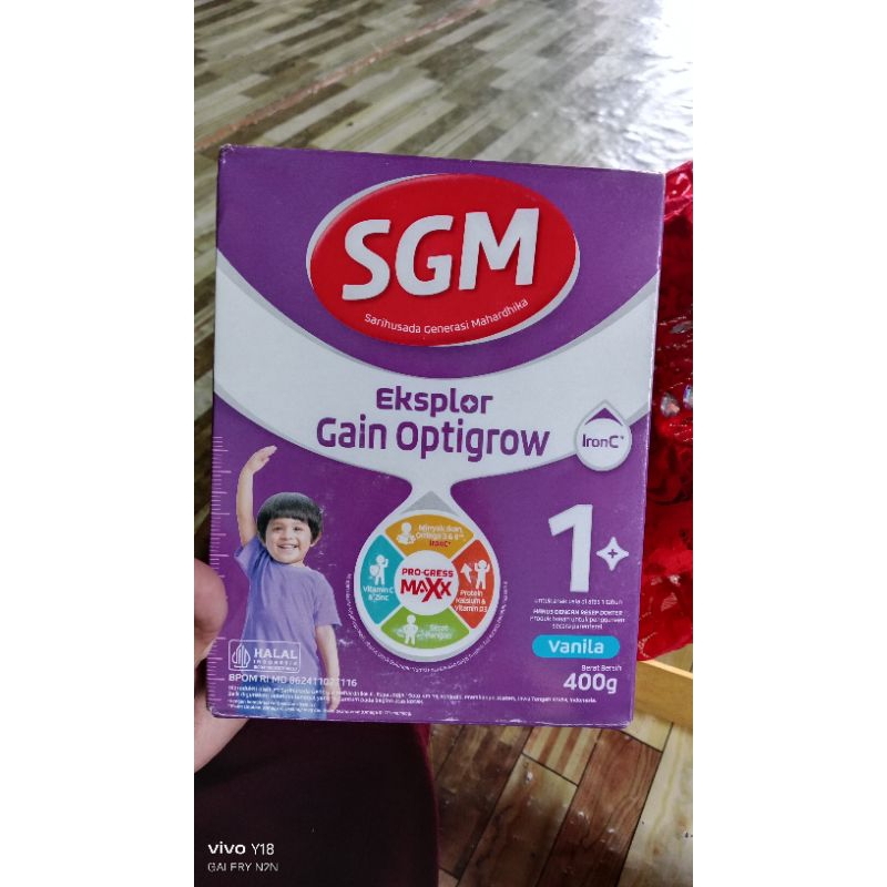 susu sgm tinggi kalori