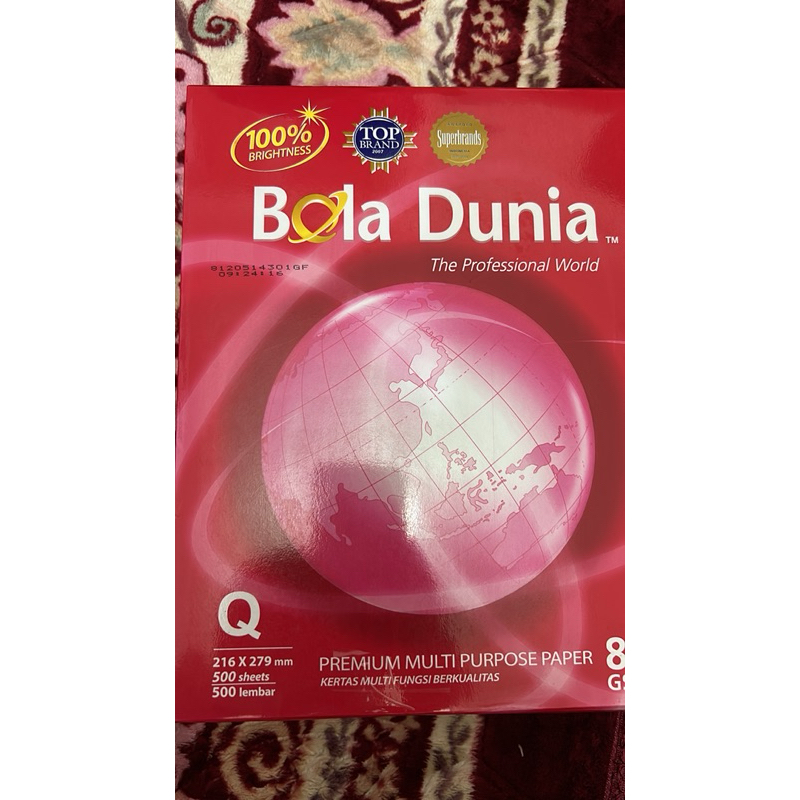 

Kertas Bola Dunia 80 Gram