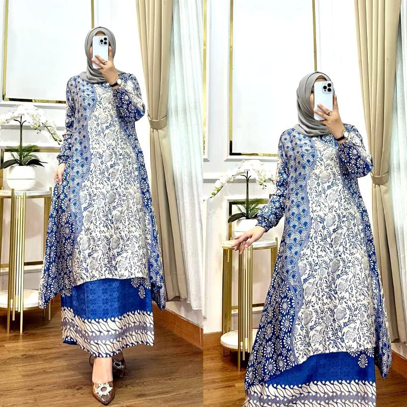 VIRAGO BATIK VISCOSE WANITA BAJU KURUNG MELAYU BATIK SUTRA ASLI 100% ORIGINAL BAJU KONDANGAN WANITA 