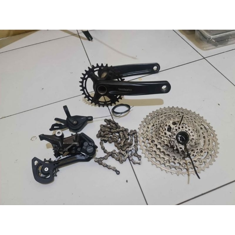 Groupset MTB Shimano Deore 6100 1x 12 speed microspline gear