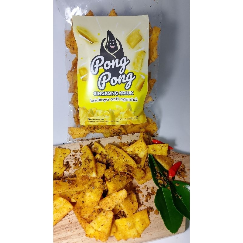 

Singkong Pedas Daun Jeruk Pong Pong
