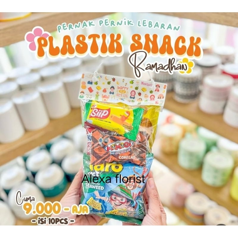 

10pc PLASTIK SNACK THR LEBARAN/IDUL FITRI