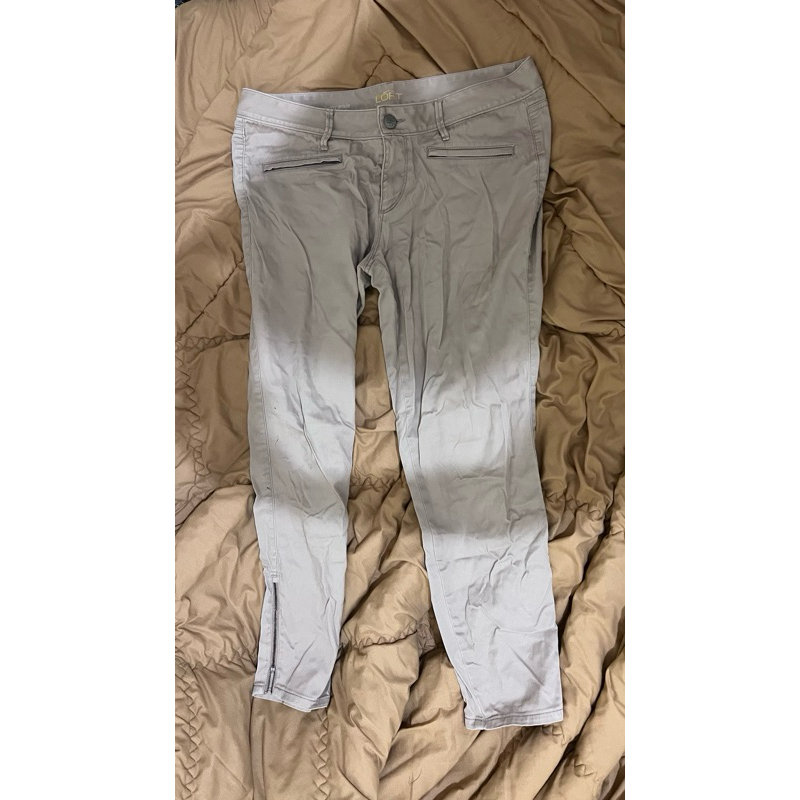 celana jeans zipper pink loft