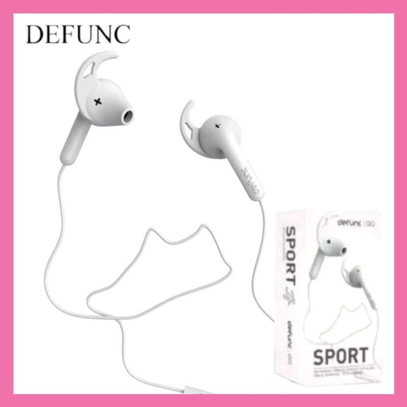 Earphone Defunc Go Sport Color White Headset/Headphone