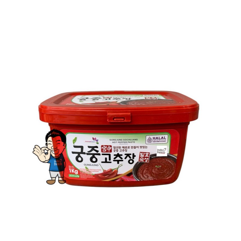 

Gungjung Gochujang Hot Pepper Paste- Sambal Pasta Korea 1 Kg