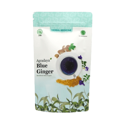 

Blue Ginger Tisane (Telang Jahe)
