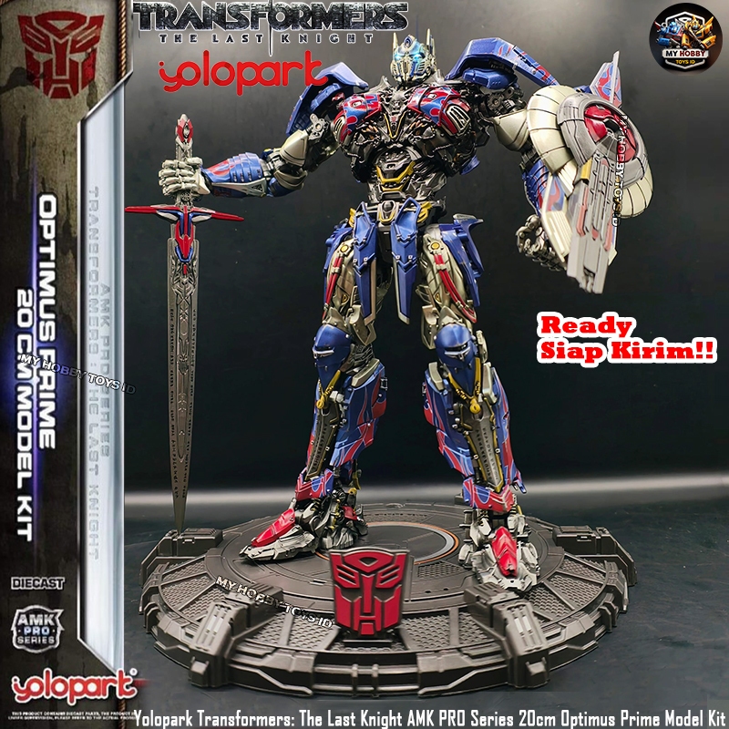100% ORIGINAL Figure Robot Optimus Prime The Last Knight Preimium AMK Pro LED Model KIT No Threezero