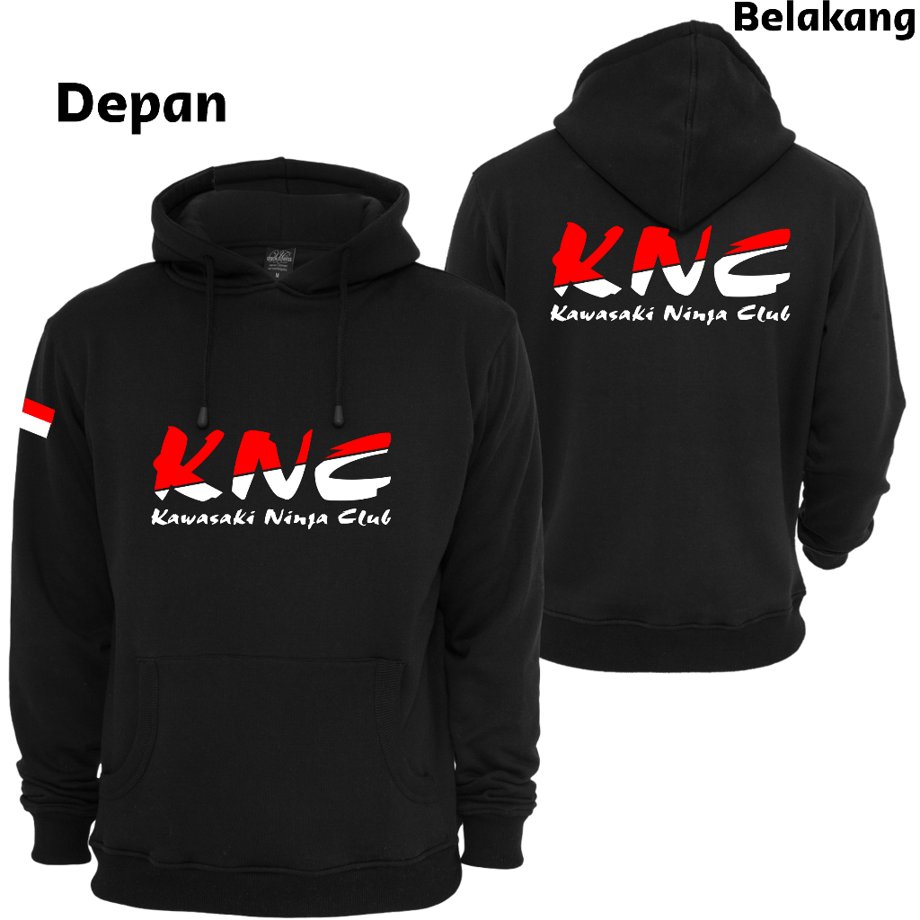 JAKET SWEATER KAWASAKI NINJA CLUB KNC PRIA WANITA MURAH BERKUALITAS
