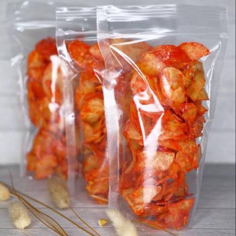 

Keripik Singkong balado bumbu lengket renyah nikmat