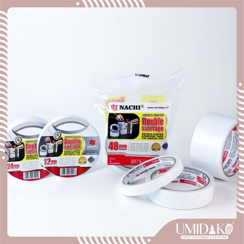 

[UMIDAKO] DOUBLE TAPE NACHI 24 MM 12 MM 6 MM