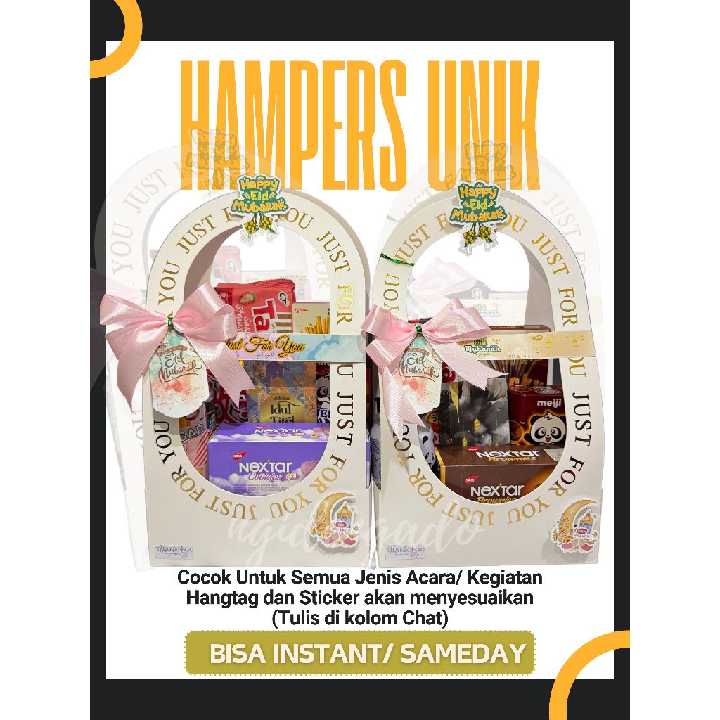 

HAMPERS UNIK LEBARAN/ GIFT JUST FOR YOU/ HADIAH ULANG TAHUN/ GIFT ANNIVERSARY/WISUDA BISA INSTANT