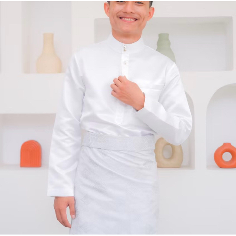 Teluk Belango / Baju Melayu Pria / Baju Akad Nikah Pria / Telok Belango / Baju Melayu Set / Baju Mel