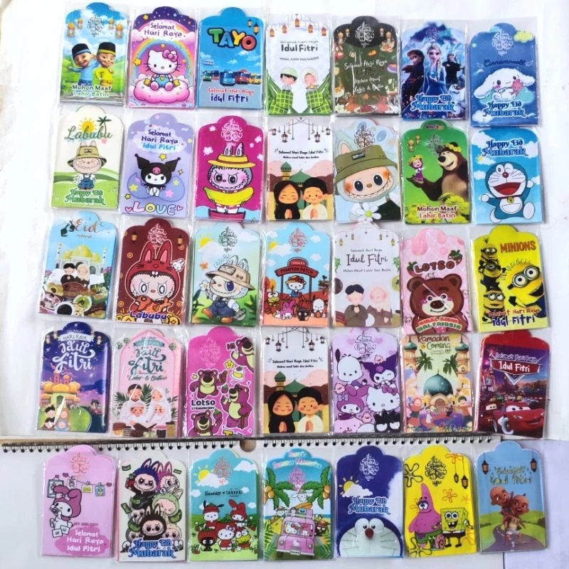 

Amplop Lebaran siap pakai isi 10 ukuran medium murah