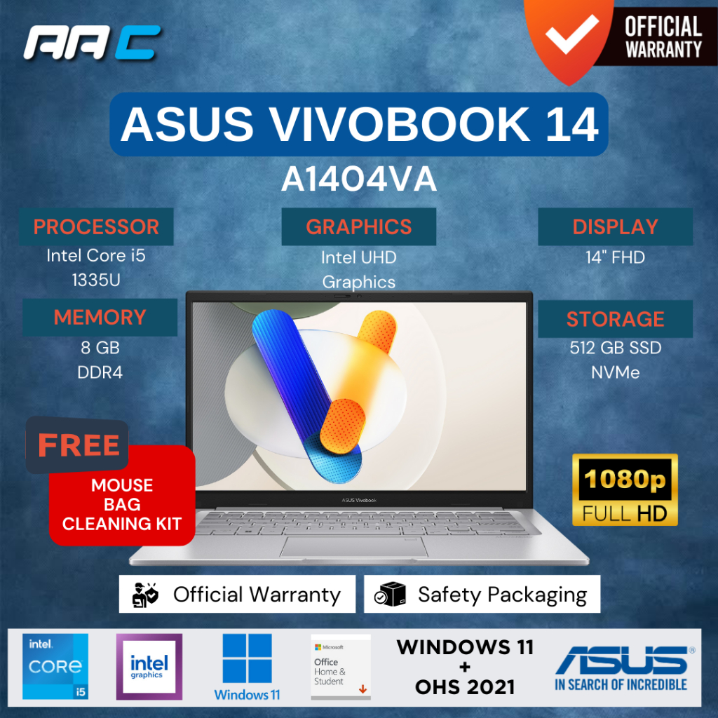ASUS VIVOBOOK A1404VA Intel Core i5 1335U