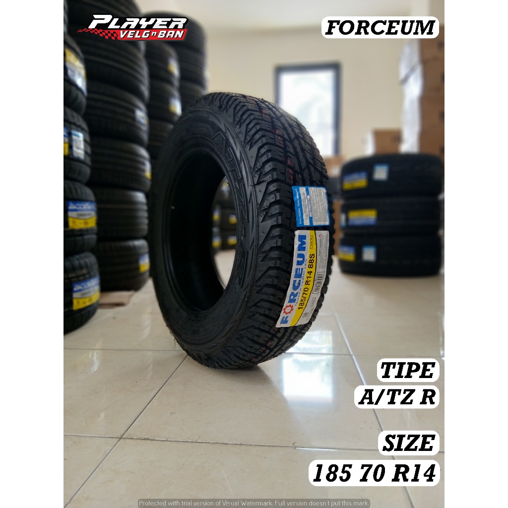 BAN MOBIL RING14 TIPE KASAR FORCEUM A/TZ R 185 70 R14 BAN PRODUKSI TERBARU KUALITAS LOKAL TERBAIK