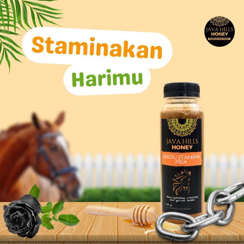 

JAVA HILLS HONEY Madu stamina java hills honey ukuran 320 gram / madu herbal / madu herbal asli / madu java hills original