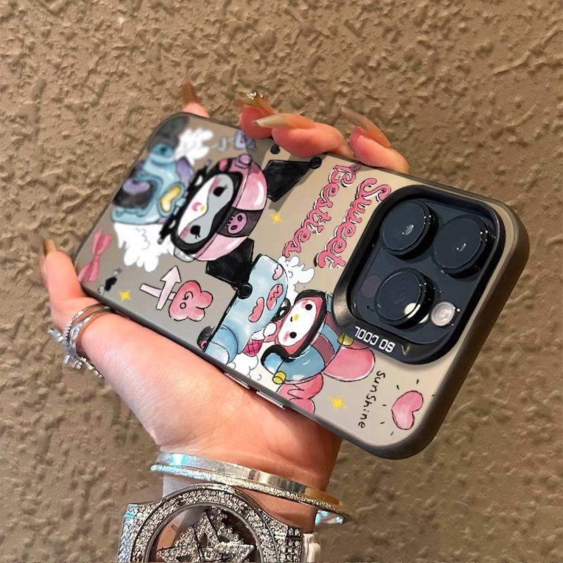 Case iPhone Gambar Kuromi[purple] iPhone 12 13 14 15 16