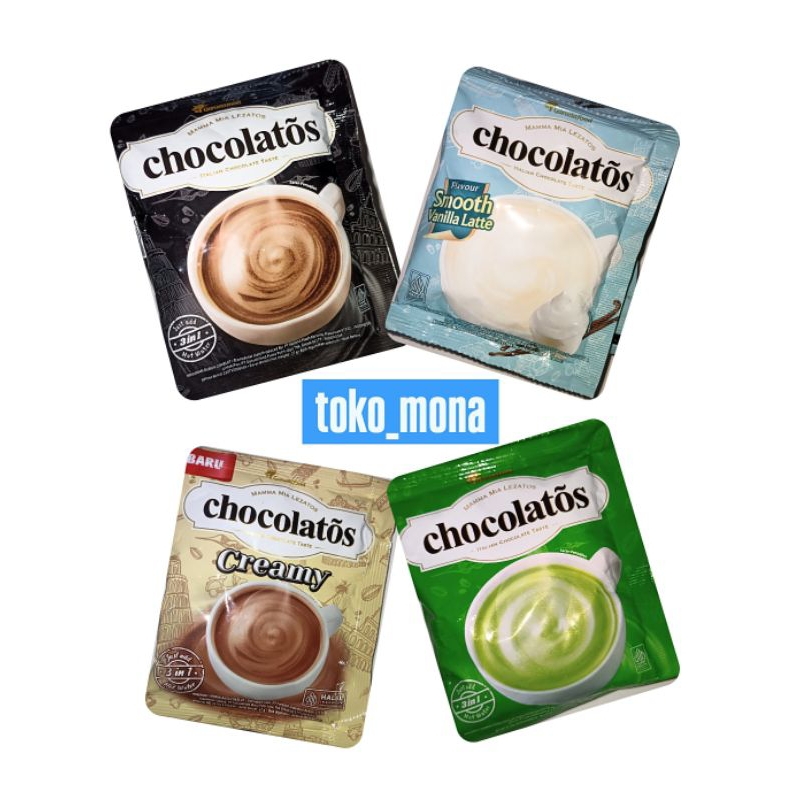 

CHOCOLATOS BUBUK MINUMAN RASA COKLAT/MATCHA/CREAMY/VANILLA LATTE