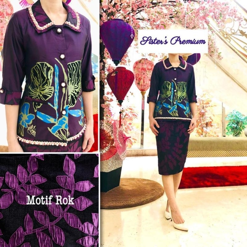 Setelan blazer wanita rok. Set blazer dan rok. Setelan jas blazer wanita