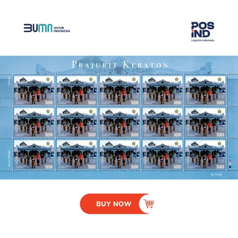 

Prangko Prajurit Keraton