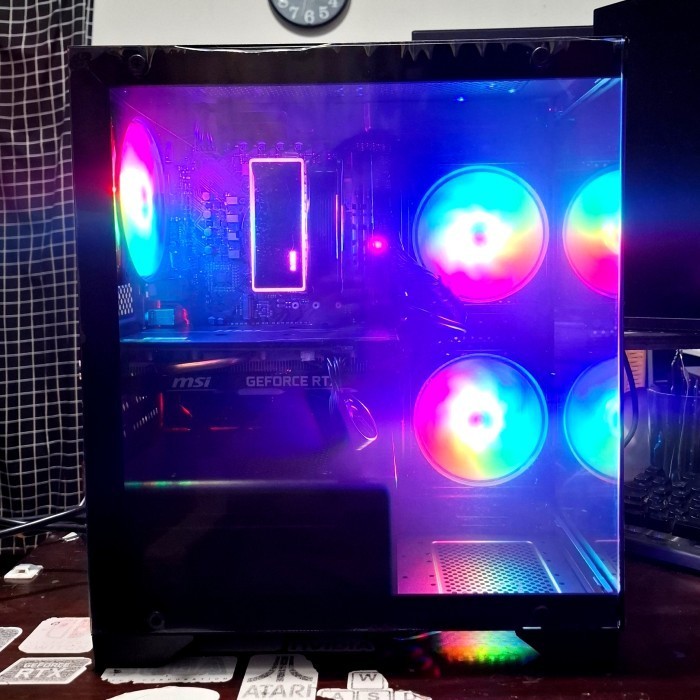 PC Gaming Intel i3 12100f RAM 16GB RTX 2060 6GB GDDR6 PC Gaming Desain