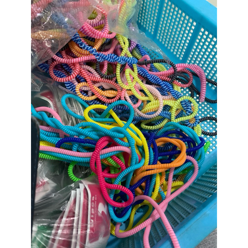 Pelindung Kabel Multi Warna Warni Metalik Hp Motor Mesin Kabel Pelilit Kabel Hp Motor Metalic