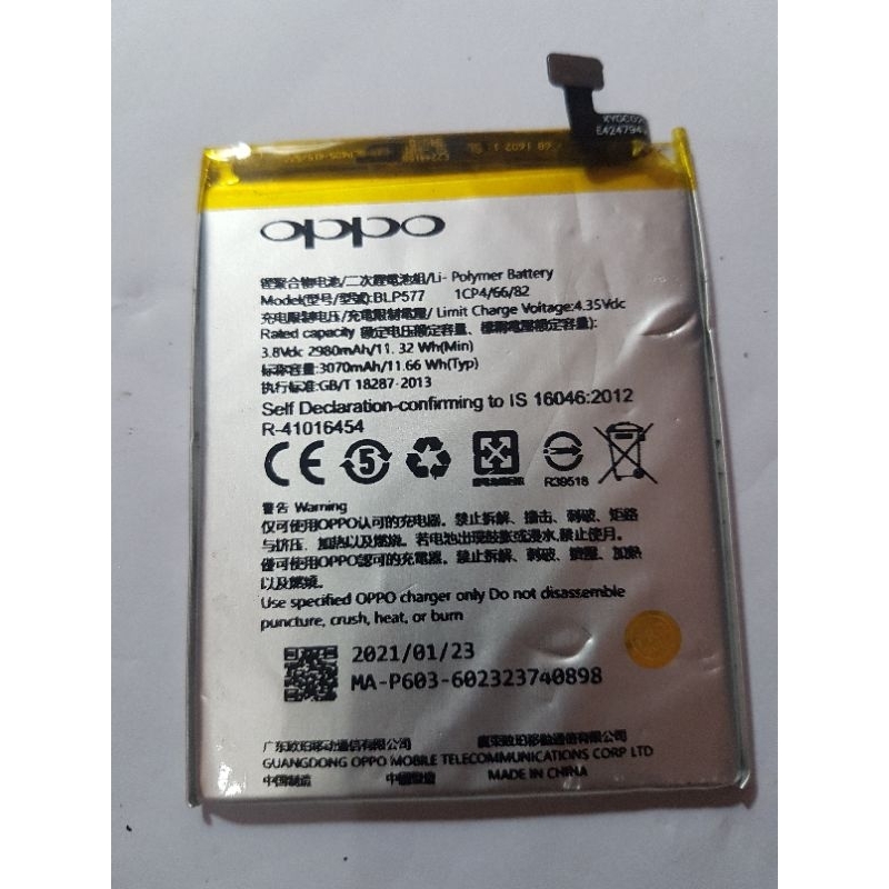 batre oppo mirror 5(a51w)/blp 577 ORI