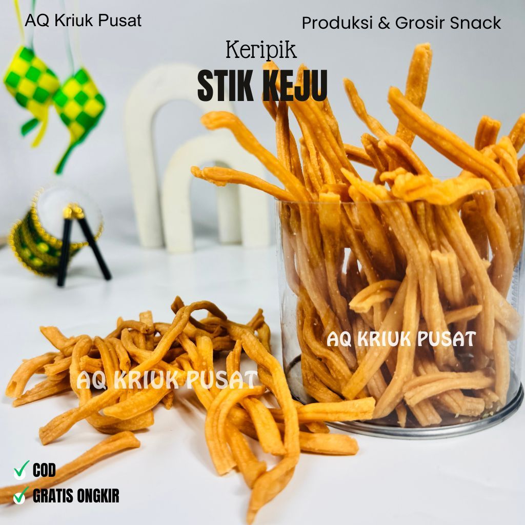 

Stik Keju / Kripik Stik Keju / Stik bawang rasa keju