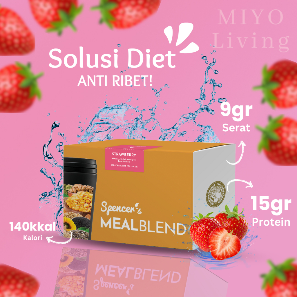 

Spencer's MealBlend Slimming Meal Replacement Multigrain dan Chia seeds drink