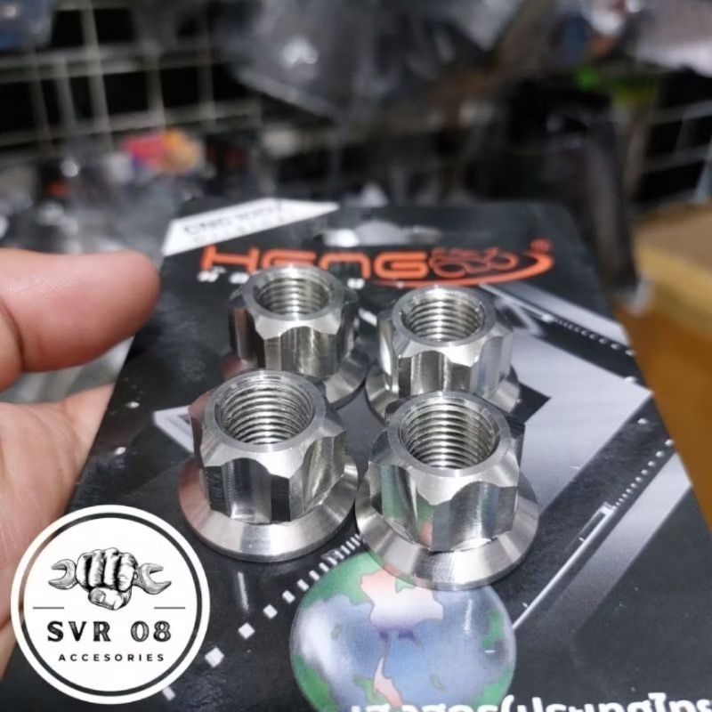 satuan mur probolt 19 matte new model blimbing gear tinggi heng thailand stainless